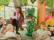 Dorothy giggling yet again in Dorothy the Dinosaur Goes to Hospital