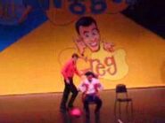 Captain Feathersword crying in 2002