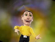 Puppet Greg dancing