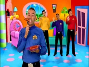 Anthony eating bratwurst in "Let's Eat!"