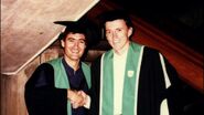 Anthony and Murray graduating from Macquarie University