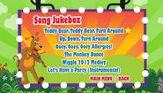 Song selection menu page 3 (Background Music: We're Dancing With Wags The Dog)