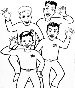 printable wiggles coloring pages