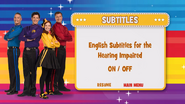 Subtitles menu (Background music: Super Anto)