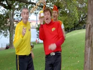 Murray holding peanut butter