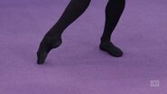 Evie's ballet shoes
