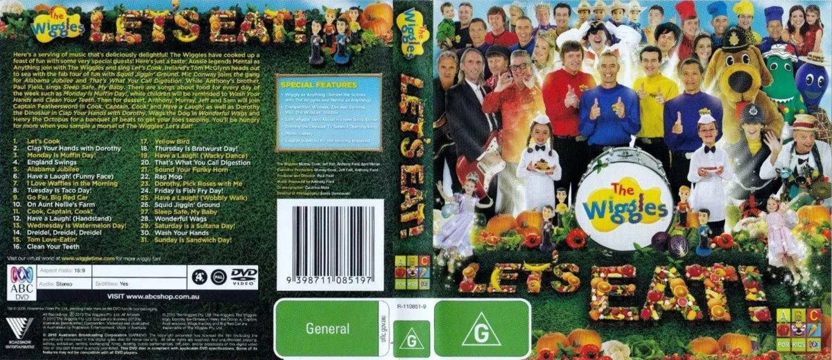 Let's Eat! (video)/Home Video | Wigglepedia | Fandom