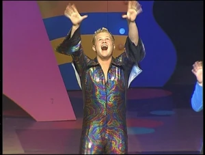 Murray dancing during a  of "".