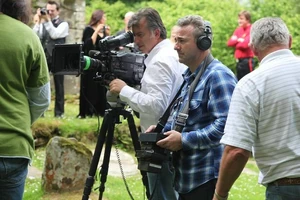 Damcevski with  during production of .