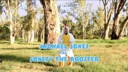 Jonesy the Rooster's title in the end credits
