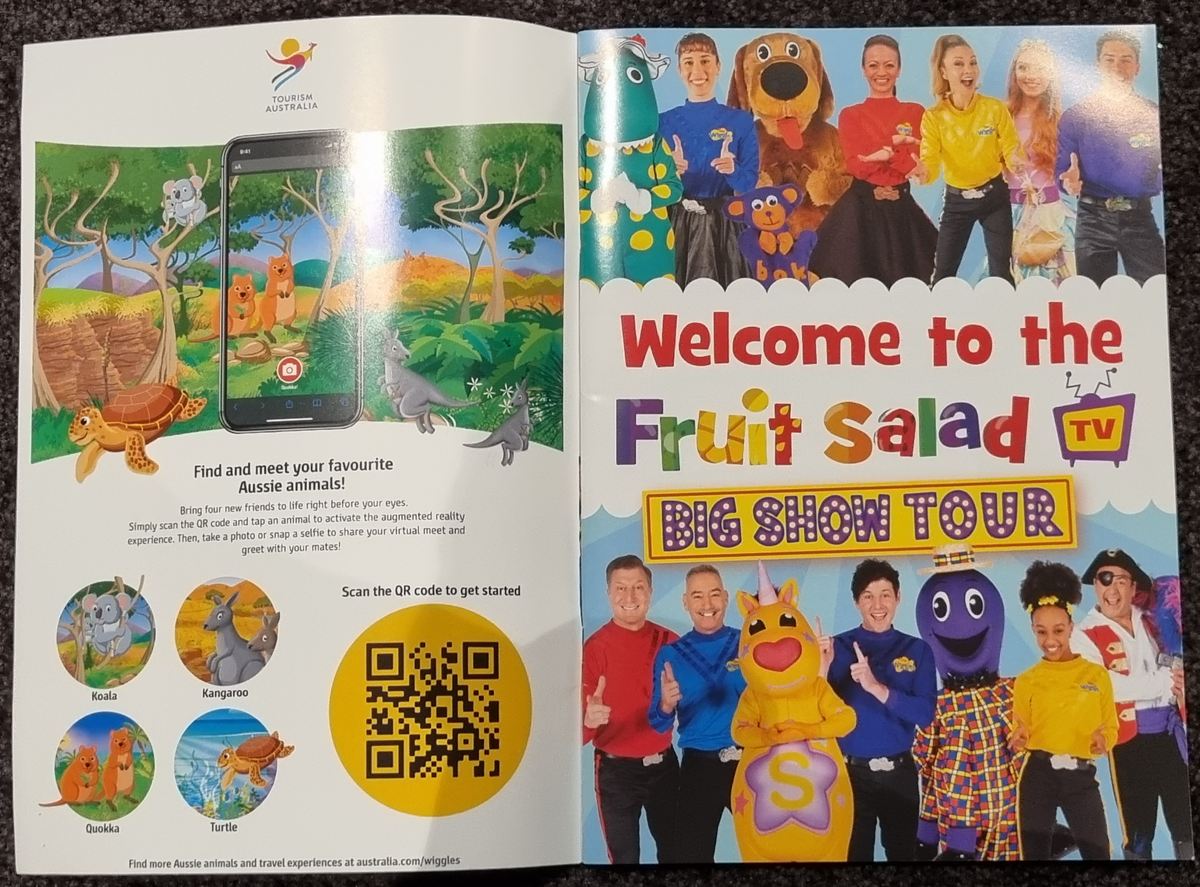 Fruit Salad Tv Big Show Tour Program Wigglepedia Fandom