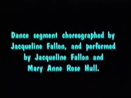 Dance Segment Credit