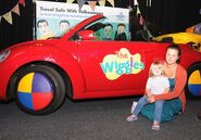 The Volkswagen Big Red Car in Big Birthday Show"