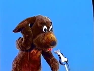 Puppet Wags on the microphone