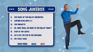 Song Jukebox menu #2 (Background music: Shirley Shawn the Unicorn)