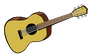 Cartoon acoustic guitar (2000-2002)