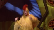 Ben as a chicken