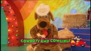 Title card for Cowboys and Cowgirls from Shiver Me Timbers