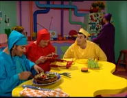 Anthony eating food group pizza