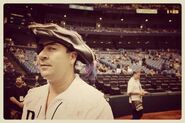 Captain Feathersword at Tampa Bay Rays Stadium