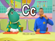 Anthony eating carrot in "Lachy Shrunk the Wiggles"