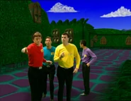 The Wiggles are confused about which ways