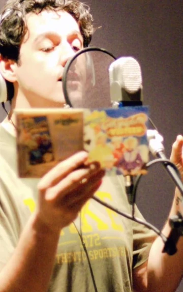 Moran recording vocals for .