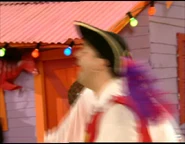 Captain Feathersword dancing