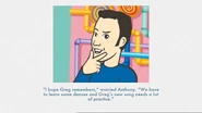 Anthony in "Greg's Musical Surprise" electronic storybook