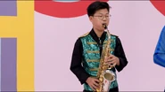 Seyoung Playing Saxophone