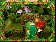 Dorothy throwing her roses