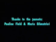 Thanks to the Parents