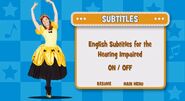 Subtitles Menu (Background Music: If You're Happy and You Know It)