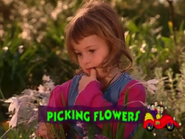 Title card for Picking Flowers from the episode of the same name