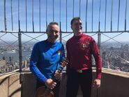 Simon and Anthony at the Empire State Building