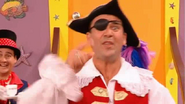 "Well, me hearties, this friendly pirate ship's really rocking now."