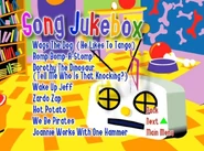 TVSeries2Disc3-SongSelectionMenu3.jpg (78 KB) Song jukebox #3 (Background music: Dorothy The Dinosaur (Tell Me Who Is That Knocking?))