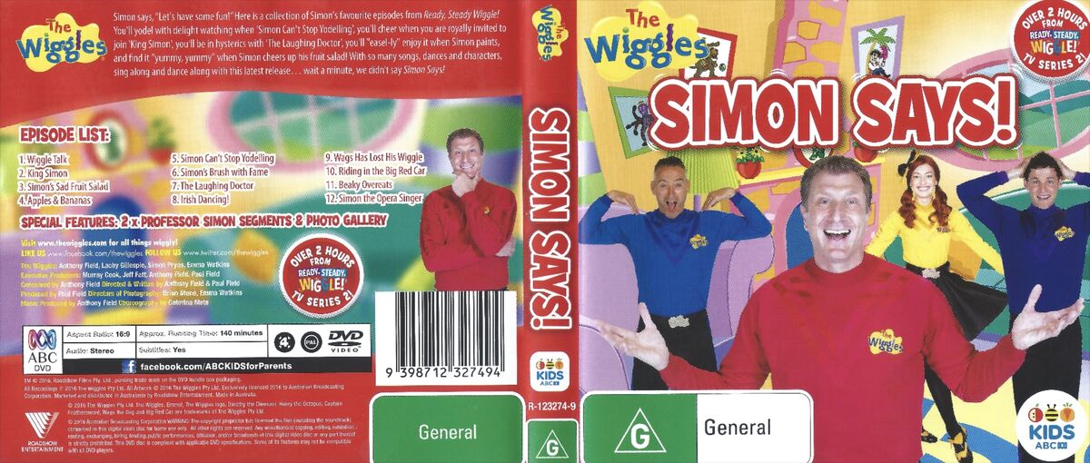 Simon Says! (DVD)/Home Video | Wigglepedia | Fandom