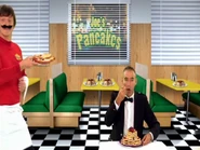 Anthony eating pancakes in "Let's Eat!"