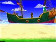 The Wiggly Mascots on the S.S Feathersword