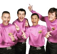 The Wiggles in pink skivvies