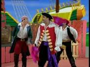 Captain Feathersword and Pirate Rudolf