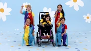 The Wiggles' Coloured Dancers