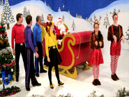 The Wiggles, Santa, Mrs. C and the reindeer