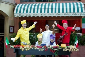 Greg, Murray, Alfonso, Antonio and Nicholas