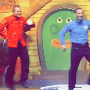 Ben and Anthony in "Racing to the Rainbow Show"