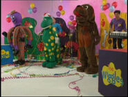 The Wiggly Mascots in "The Wiggles" TV Series