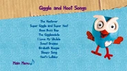 Giggle and Hoot Songs Menu