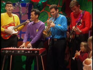 The Wiggles and Georgia in "Wiggly, Wiggly Christmas"