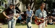 The Awake Wiggles busking